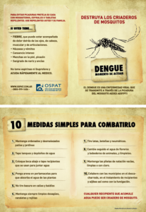 folleto dengue