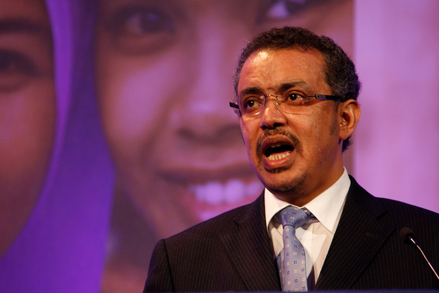 tedros adhanom hablando