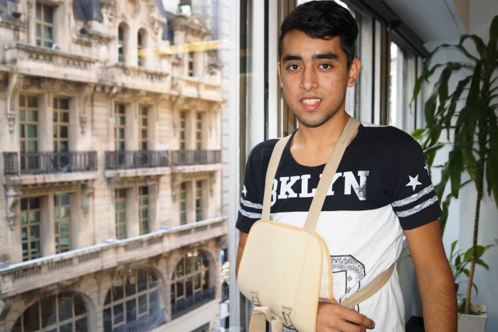 Lucas Nuñez, 18 años