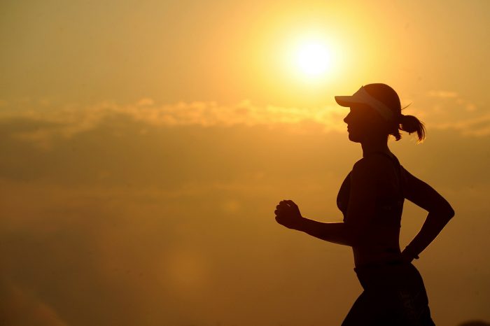 mujer corriendo