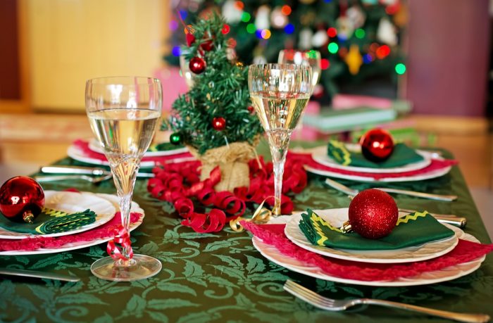 Mesa de Navidad. Fiestas