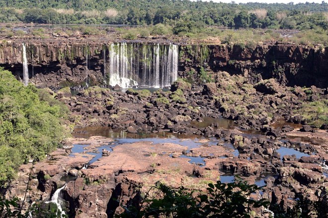 cataratas del Iguazú secas