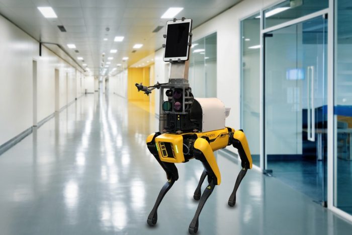 robot en hospital
