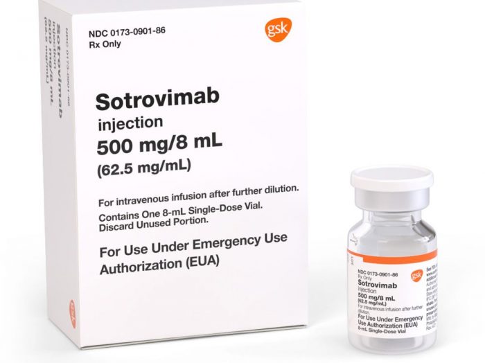 sotrovimab treatment against the coronavirus