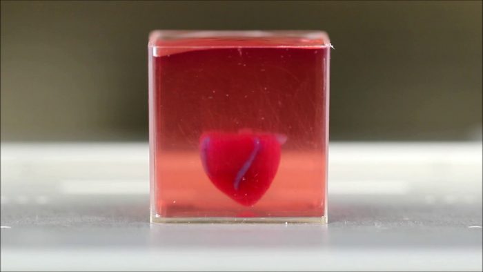 Mini heart print